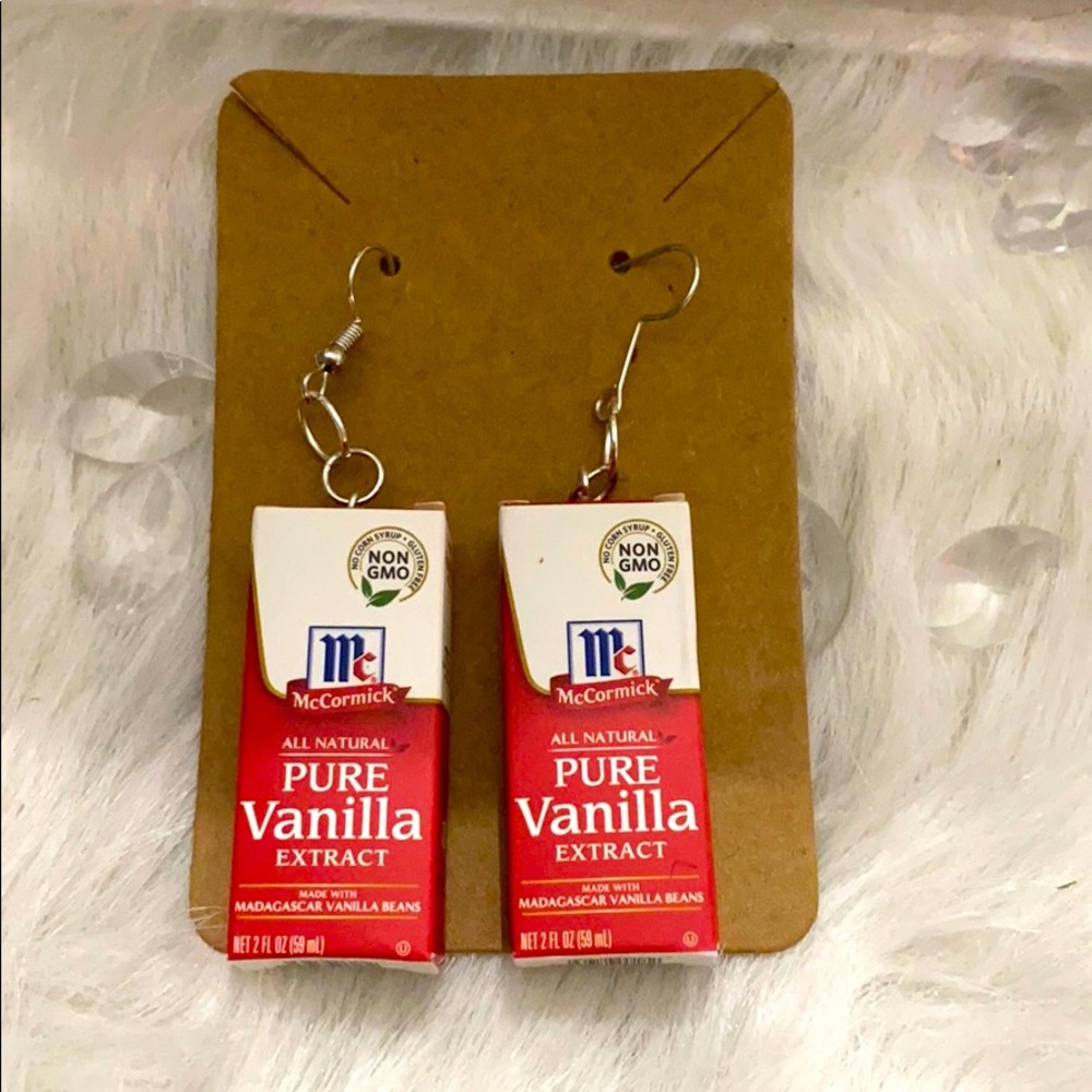 Mini Vanilla extract earrings